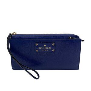 Kate Spade Royal Blue Layton Wellesley Wallet